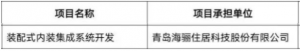 海驪裝配式獲青島高企上市培育創新項目支持獎勵